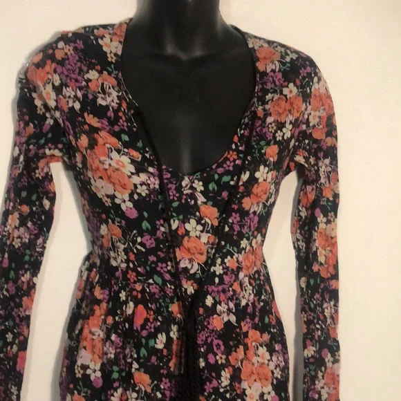 Tree of life Floral midi with underlay With bells on tie - Picture 2 of 4